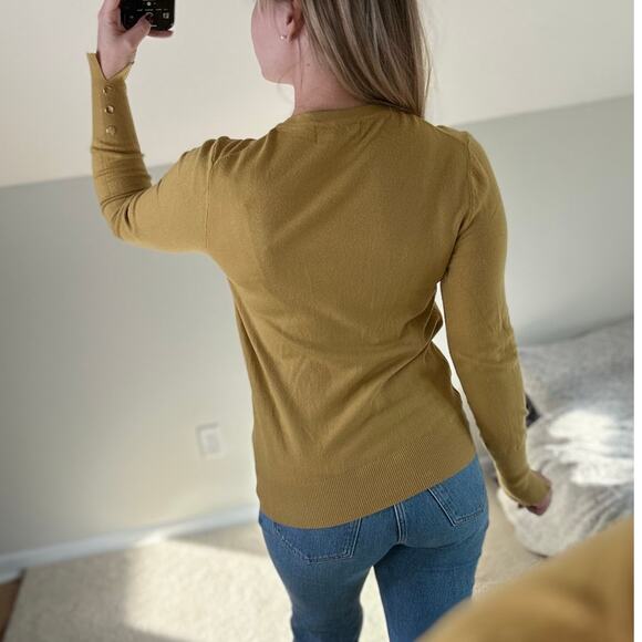 Philosophy: Golden Yellow Lightweight Sweater - Picture 2 of 8